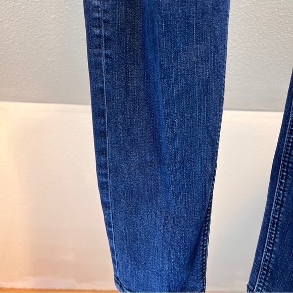 SILVER AIKO HIGH SUPER SKINNY JEANS. Embroidered back pockets. Size 34/31 - Picture 5 of 10